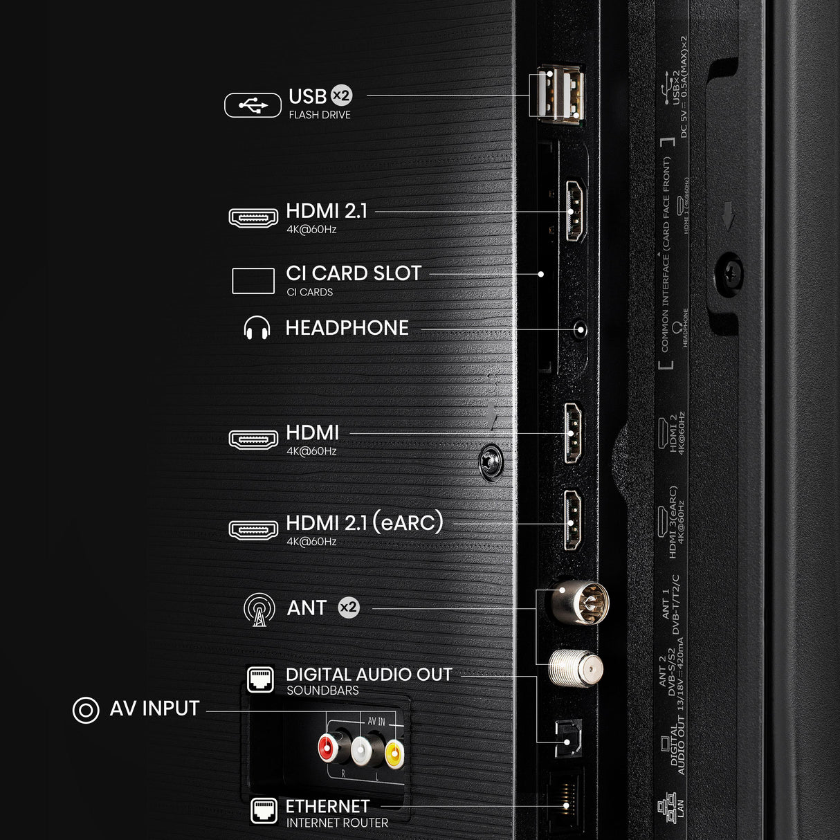 Hisense 55A6Q 55 4K UHD (2160p) Sort