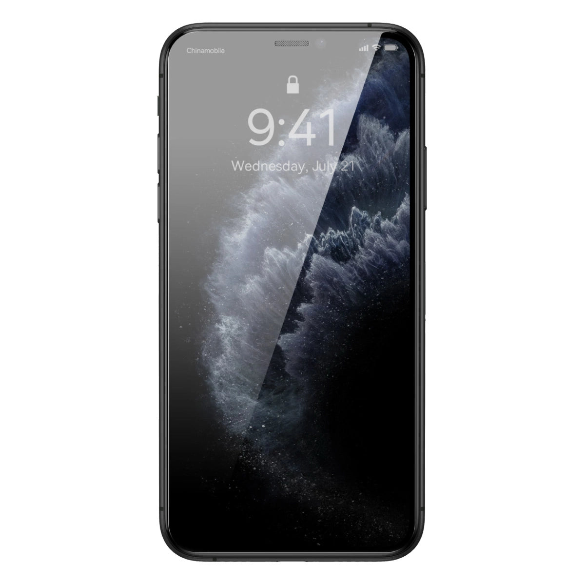 Baseus Privacy Anti Spy hærdet glas til iPhone 11 Pro Max / iPhone XS Max med positioner