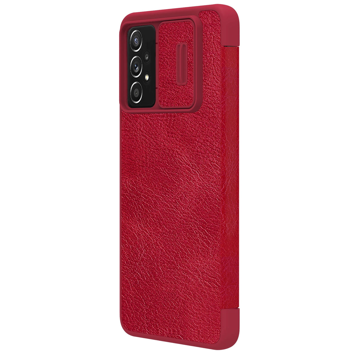 Nillkin Qin læder hylster tilfælde til Samsung Galaxy A73 rød