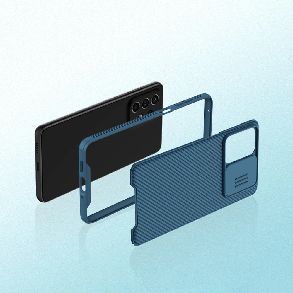 Nillkin CamShield Pro Case Armored Case Cover Camera Protector til Samsung Galaxy A73 sort