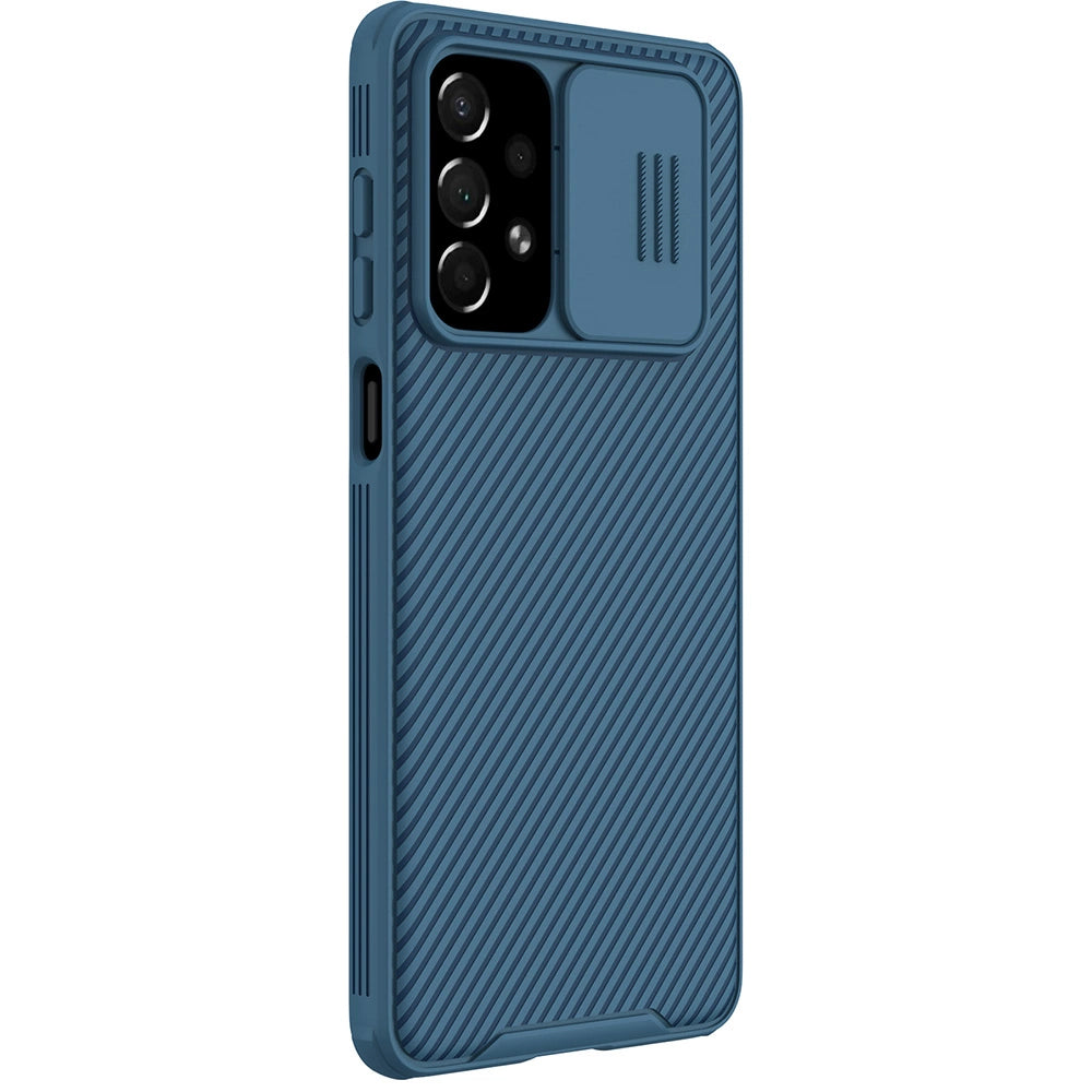 Nillkin CamShield Pro Case Armored Case Cover Camera Protector til Samsung Galaxy A73 Blue