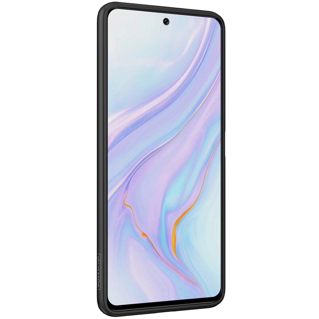 Nillkin Textured Case holdbar forstærket etui med gel ramme og nylon bagsiden til Honor 50 SE sort