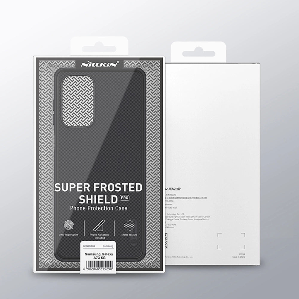 Nillkin Super Frosted Shield Pro holdbar forside til Samsung Galaxy A73 grøn