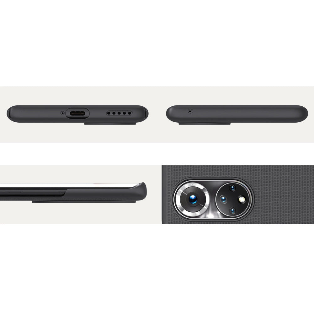 Nillkin Super Frosted Shield forstærket forside til Honor 50 Pro sort