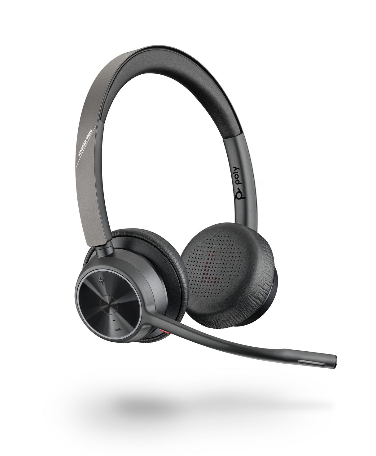 HP Poly Voyager 4320 UC Stereo USB-A-headset +BT700 USB-A-adapter + bordoplader