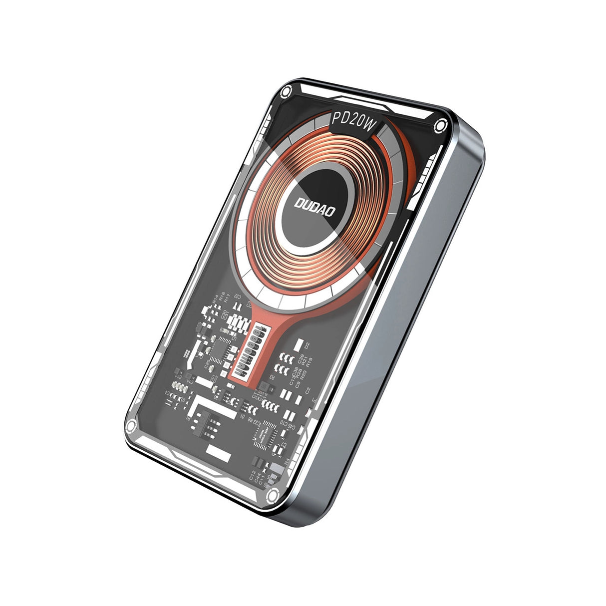 Dudao TGK1 powerbank med MagSafe trådløs oplader 20W 10000mAh sort (TGK1-sort)