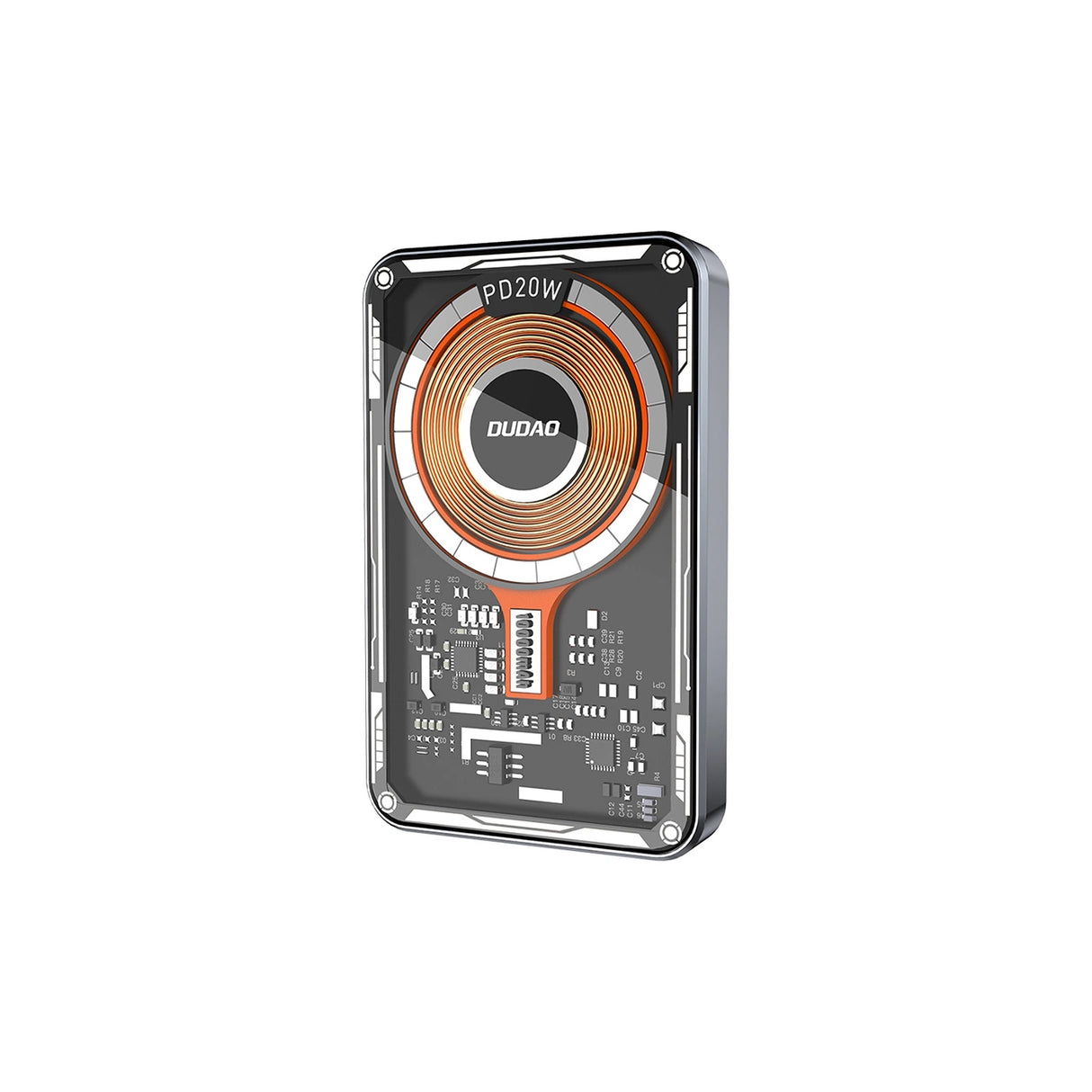 Dudao TGK1 powerbank med MagSafe trådløs oplader 20W 10000mAh sort (TGK1-sort)