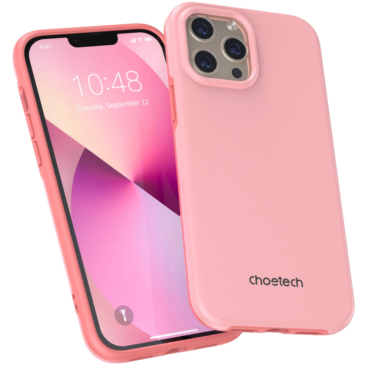 Choetech MFM Anti-drop case Made For MagSafe til iPhone 13 Pro Max pink (PC0114-MFM-PK)