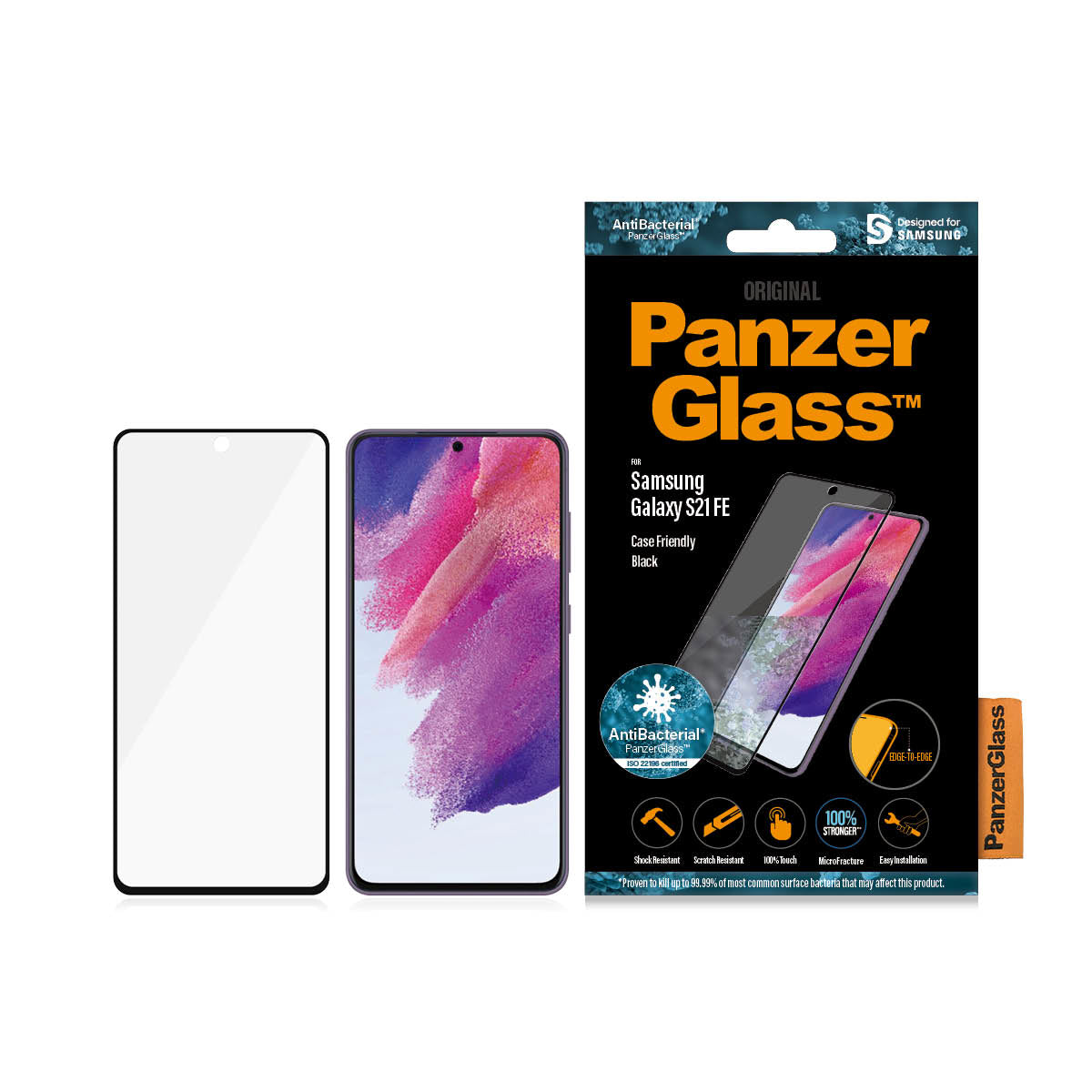 PanzerGlass Samsung Galaxy S21 FE (CF), Black AB