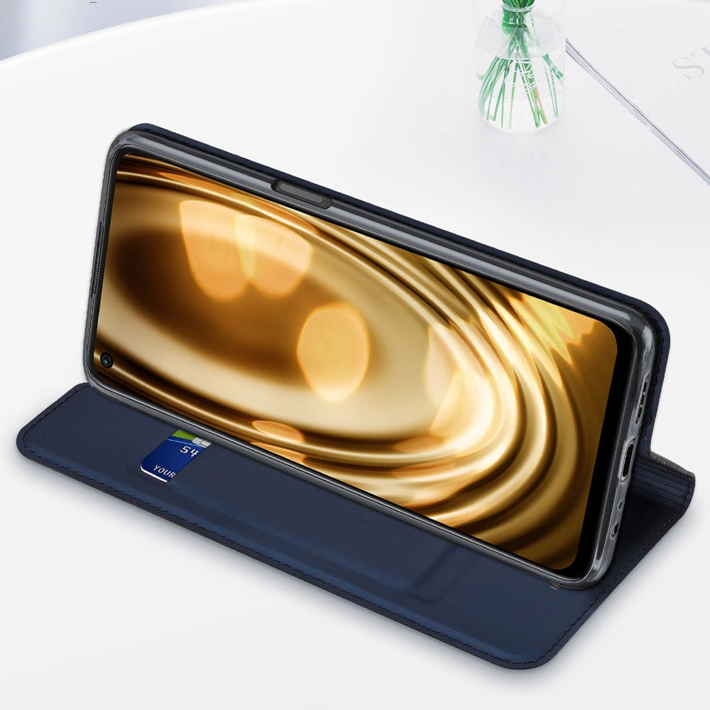 Dux Ducis Skin Pro-kasse med flip Realme 9i / Oppo A36 blå
