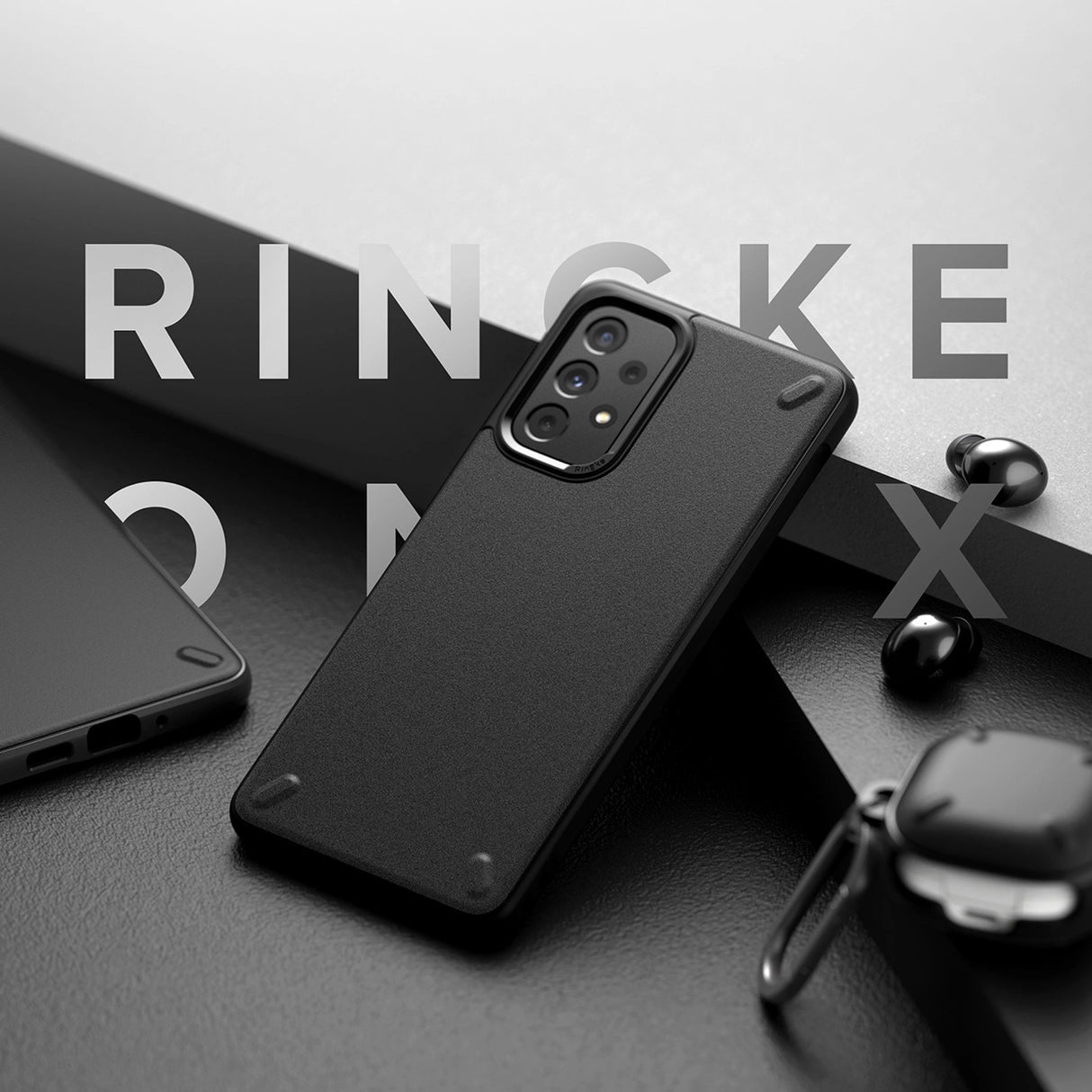 Ringke Onyx holdbar TPU Cover til Samsung Galaxy A73 sort