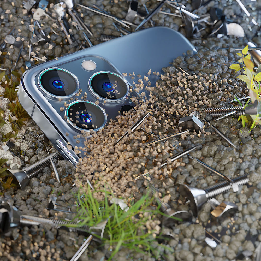 Kameraglas til iPhone 13 Pro Max / 13 Pro 9H til 3mk Lensbeskyttelse Pro-serien Lens - Silver