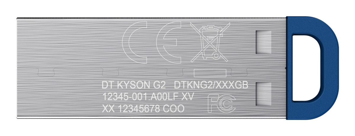 Kingston Technology DataTraveler Kyson USB-nøgle 64 GB USB Type-A 3.2 Gen 1 (3.1 Gen 1) Rustfrit stål