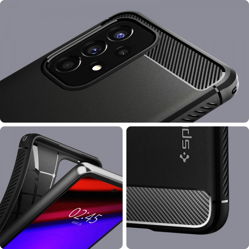 Spigen Rugged Armor Case til Samsung Galaxy A53 5G - Matte Black