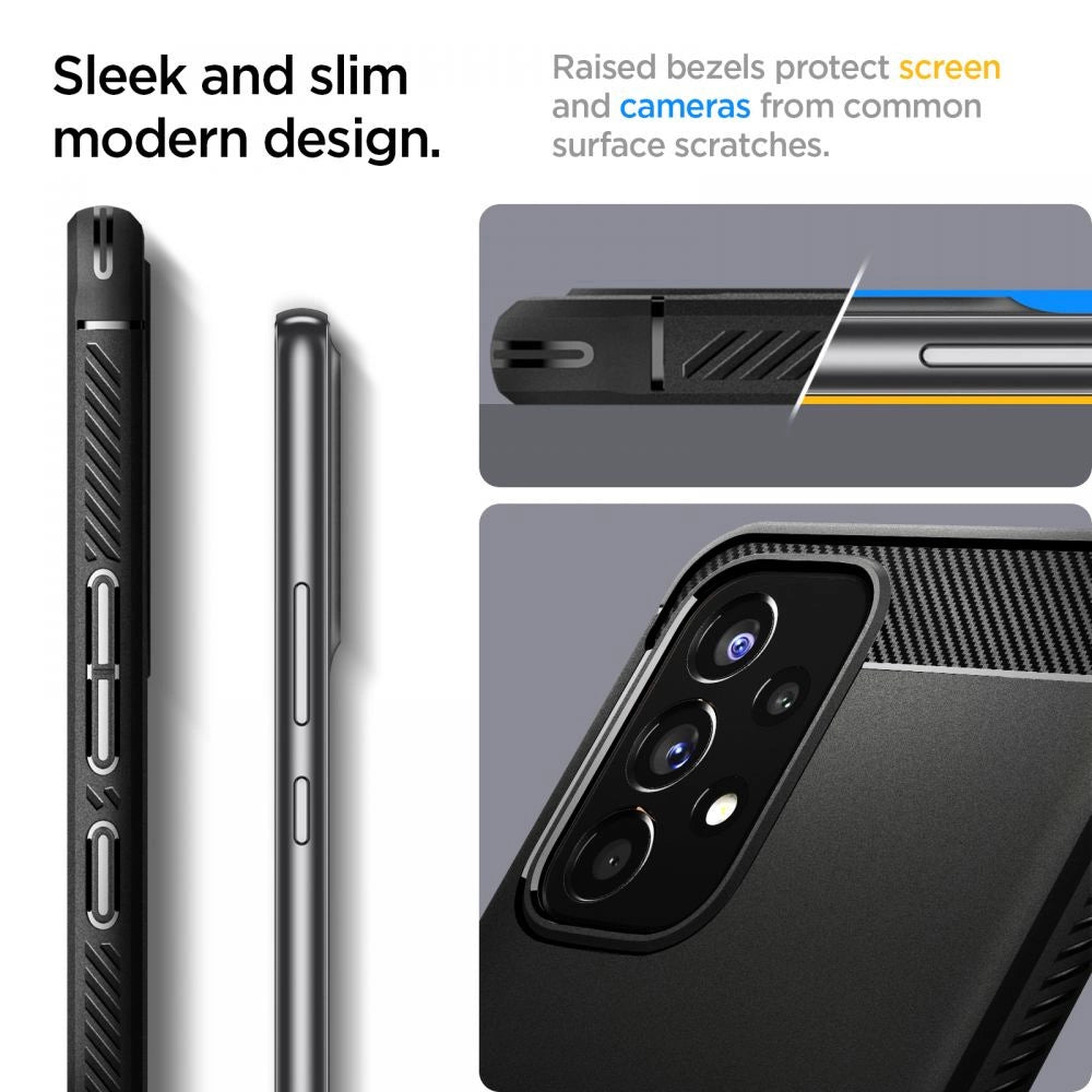 Spigen Rugged Armor Case til Samsung Galaxy A53 5G - Matte Black
