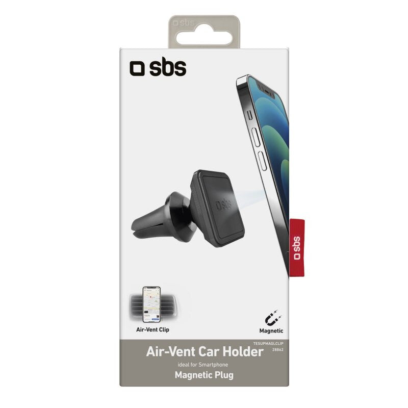 SBS TESUPMAGLCLIP holder Passiv holder Mobiltelefon/Smartphone Sort