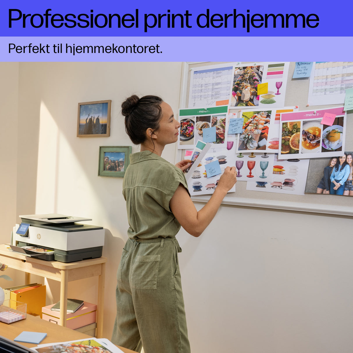 HP OfficeJet Pro 8132e Trådløst All-in-One Farve Printer, Instant Ink; 2-sidet printning