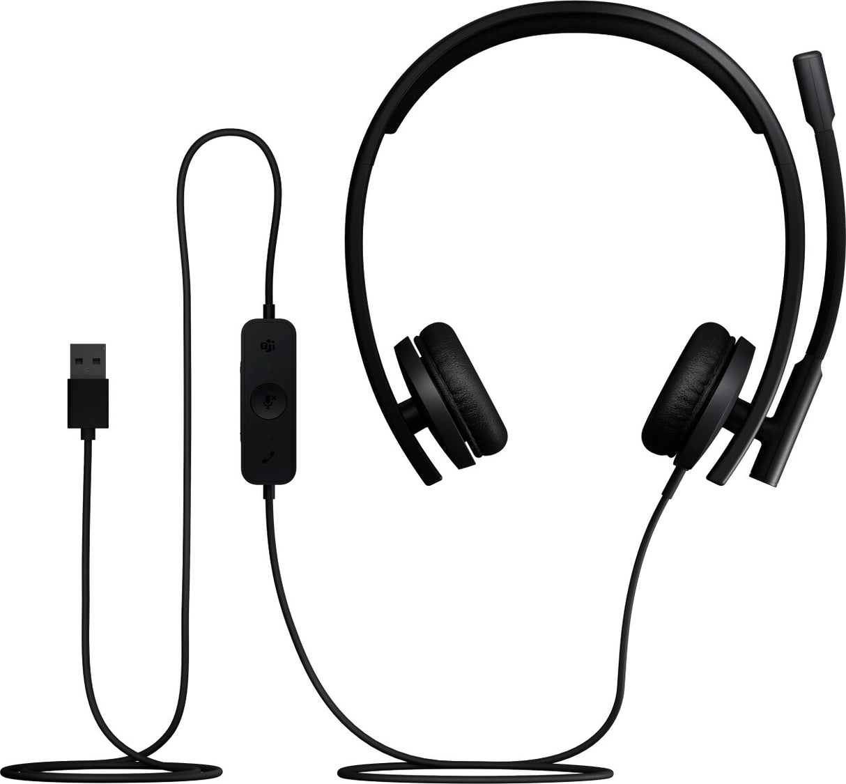 Logitech H570E Headset Ledningsført Kontor/Callcenter USB Type-A Sort