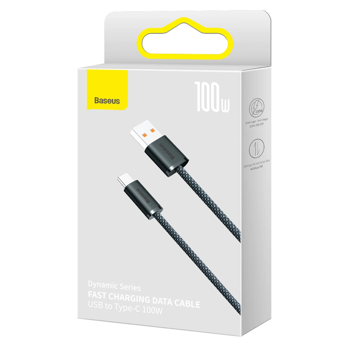 Baseus Dynamic Series USB-kabel - USB Type C 100W 1m grå (CALD000616)