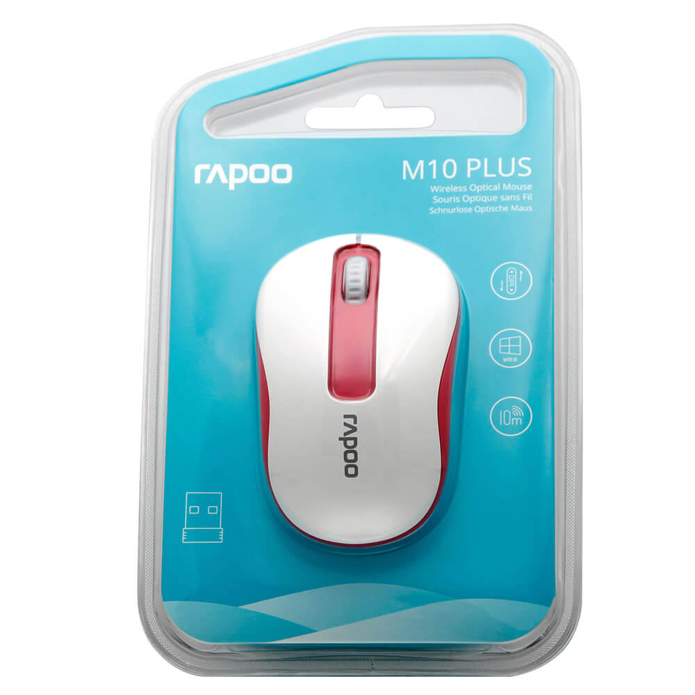 Rapoo Mouse M10 Plus Wireless 2.4 G Hz Red