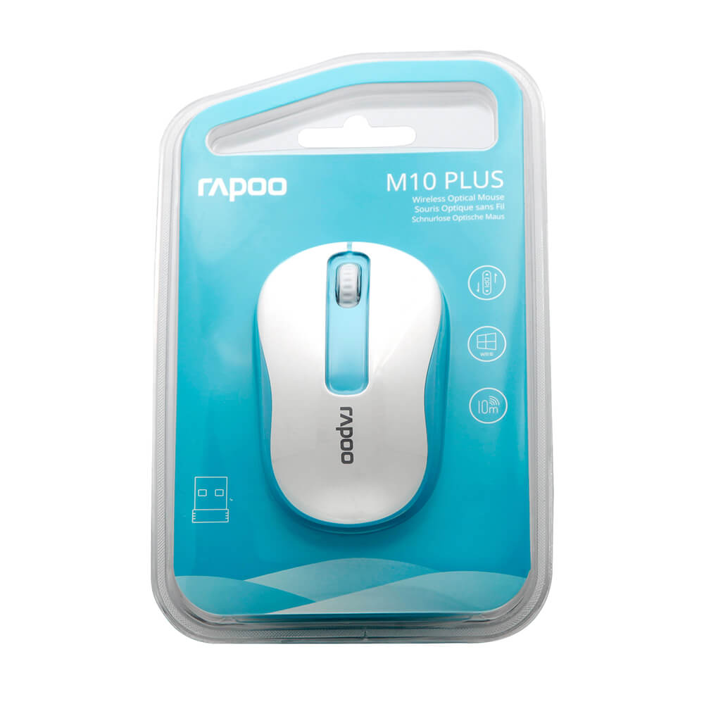 Rapoo Mouse M10 Plus Wireless 2.4 G Hz Blue