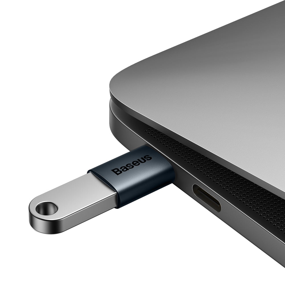 Baseus Ingenuity Series USB Type C til USB-A 3.2 gen 1 adapter blå (ZJJQ000003)
