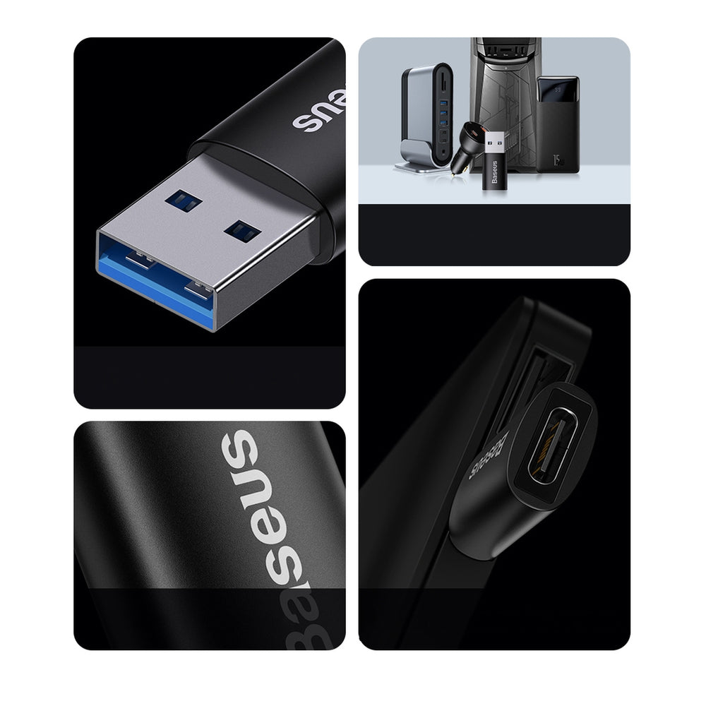 Baseus Ingenuity Series Mini Adapter USB 3.1 OTG to USB Type C Blue (ZJJQ000103)