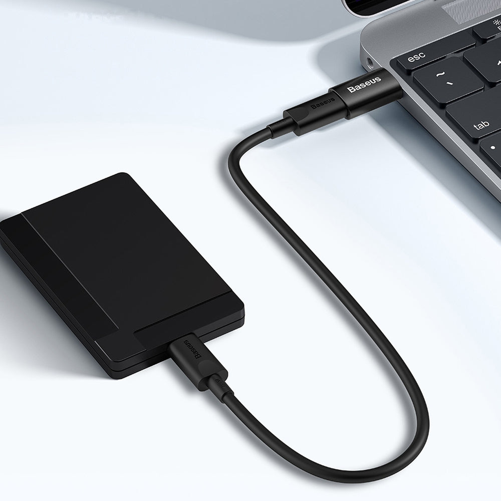 Baseus Ingenuity Series Mini USB 3.1 OTG til USB Type C adapter blå (ZJJQ000103)
