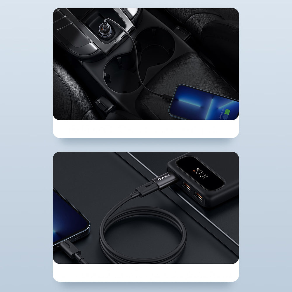 Baseus Ingenuity Series Mini Adapter USB 3.1 OTG to USB Type C Blue (ZJJQ000103)