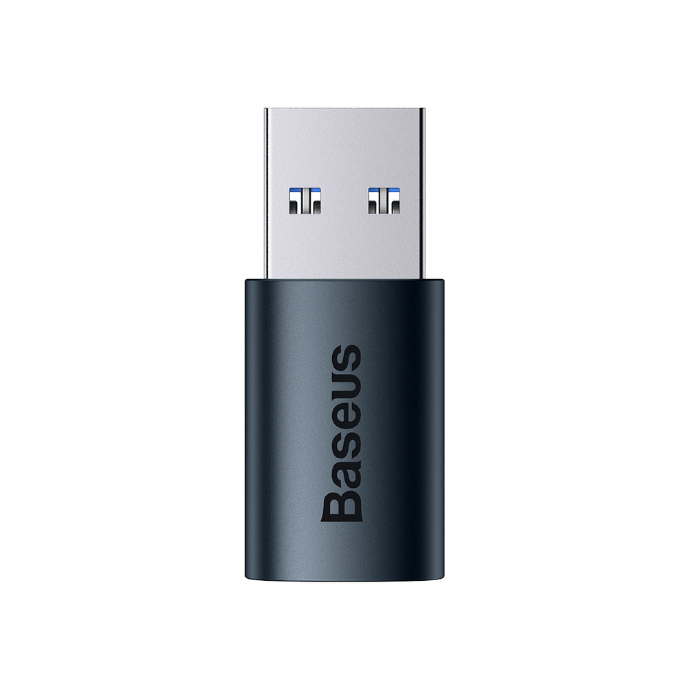 Baseus Ingenuity Series Mini USB 3.1 OTG til USB Type C adapter blå (ZJJQ000103)