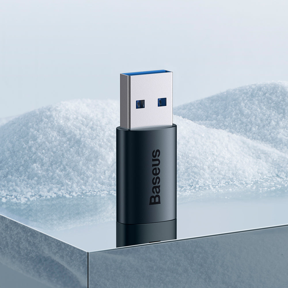 Baseus Ingenuity Series Mini Adapter USB 3.1 OTG to USB Type C Blue (ZJJQ000103)