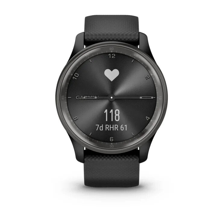 Garmin vivomove Trend LCD 40 mm Hybrid 254 x 346 pixel Berøringsskærm Sort GPS (satellit)