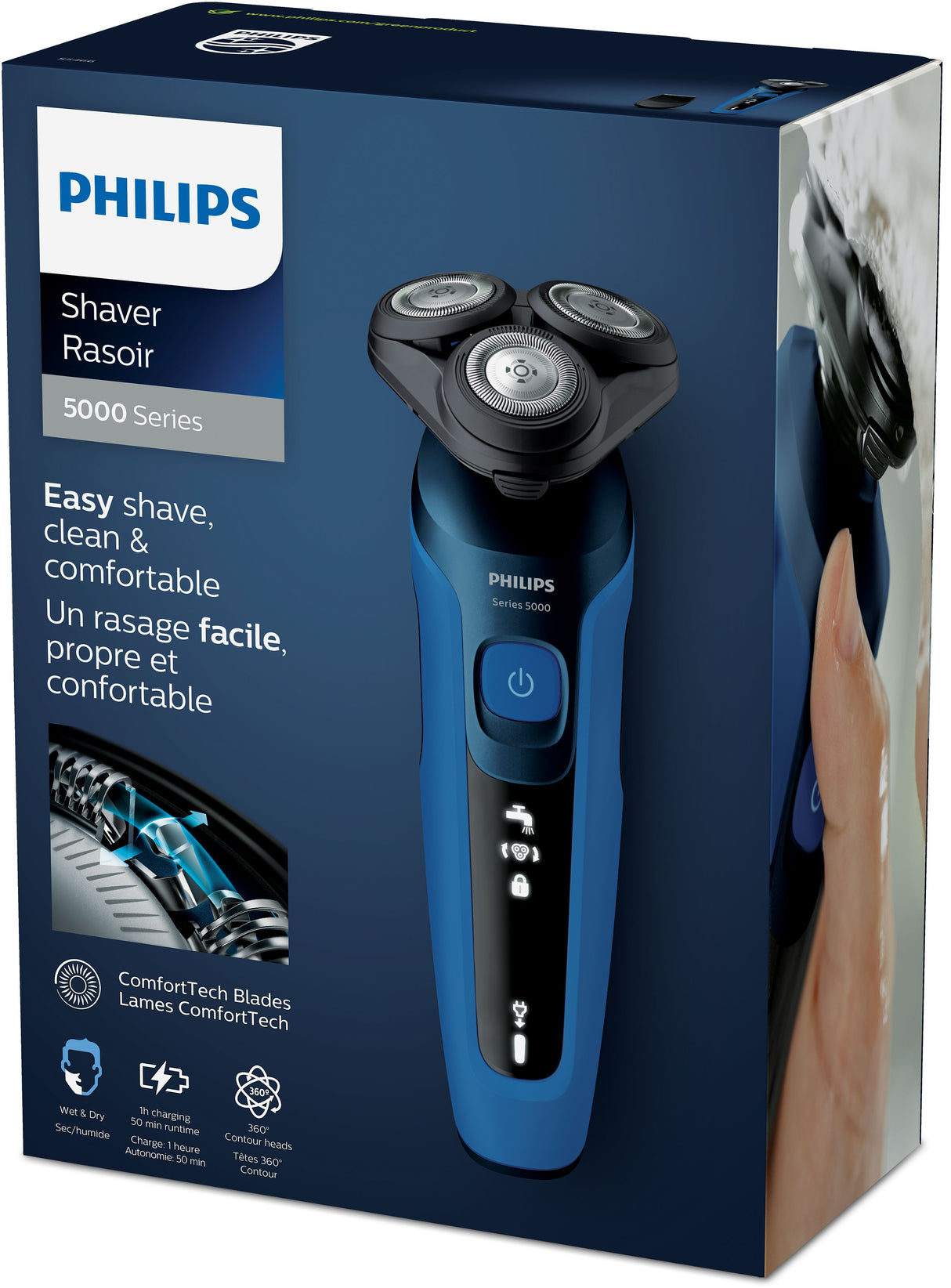 Philips SHAVER Series 5000 S5466/17 Våd og tør elektrisk shaver