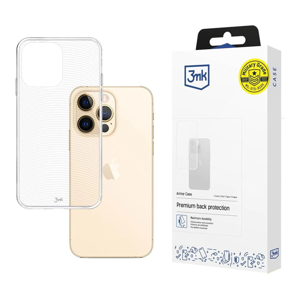 3mk Armor Case-serie til iPhone 13 Pro - gennemsigtig