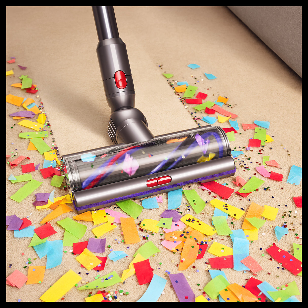 Dyson V15 Detect Absolute 2-i-1 stangstøvsuger Batteri Dry HEPA Poseløs 0,77 L Rustfrit stål
