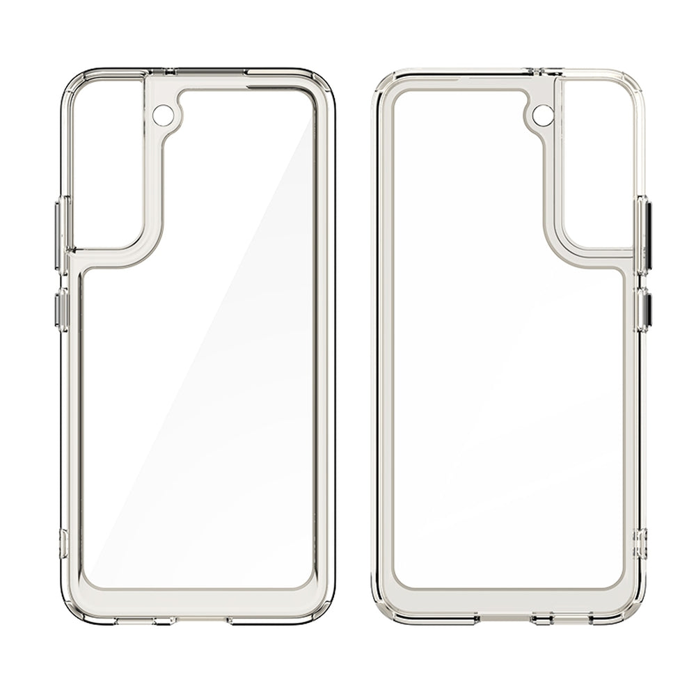 Outer Space Case Cover til Samsung Galaxy S22 + (S22 Plus) Hard Cover med Gel Frame Blue