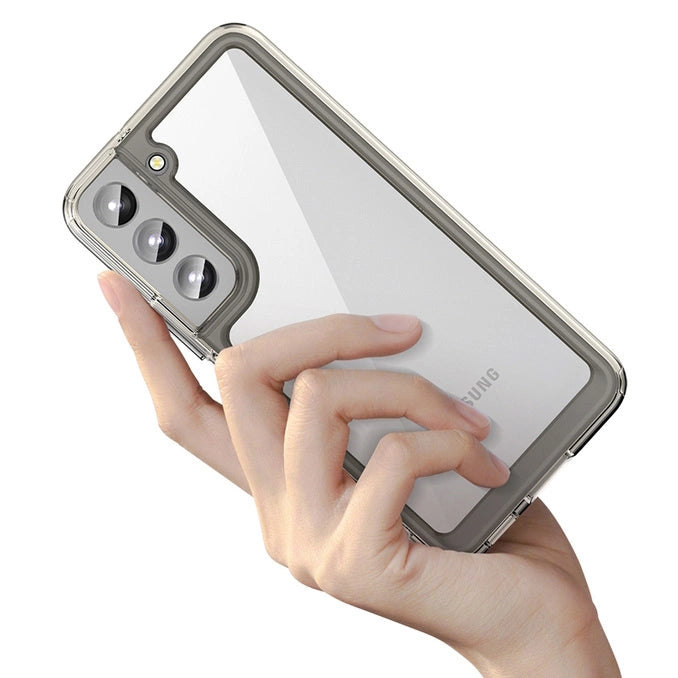 Udendørs rumkasse Kasse til Samsung Galaxy S22 + (S22 Plus) Hardcover med Gel Frame Transparent