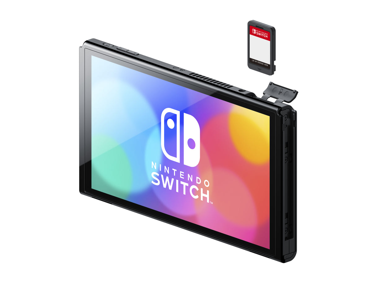 Nintendo Switch OLED bærbar spilkonsol 17,8 cm (7") 64 GB Berøringsskærm Wi-Fi Blå, Rød