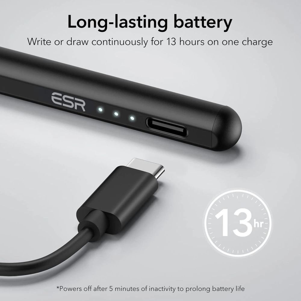 ESR Digital+ Magnetisk Stylus Pen til iPad - sort