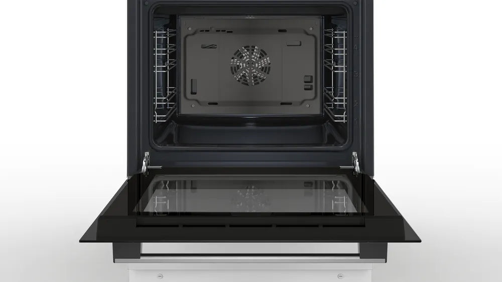Bosch Serie 2 HLL09A020U komfur og ovn Fritstående komfur Elektrisk Keramisk Hvid