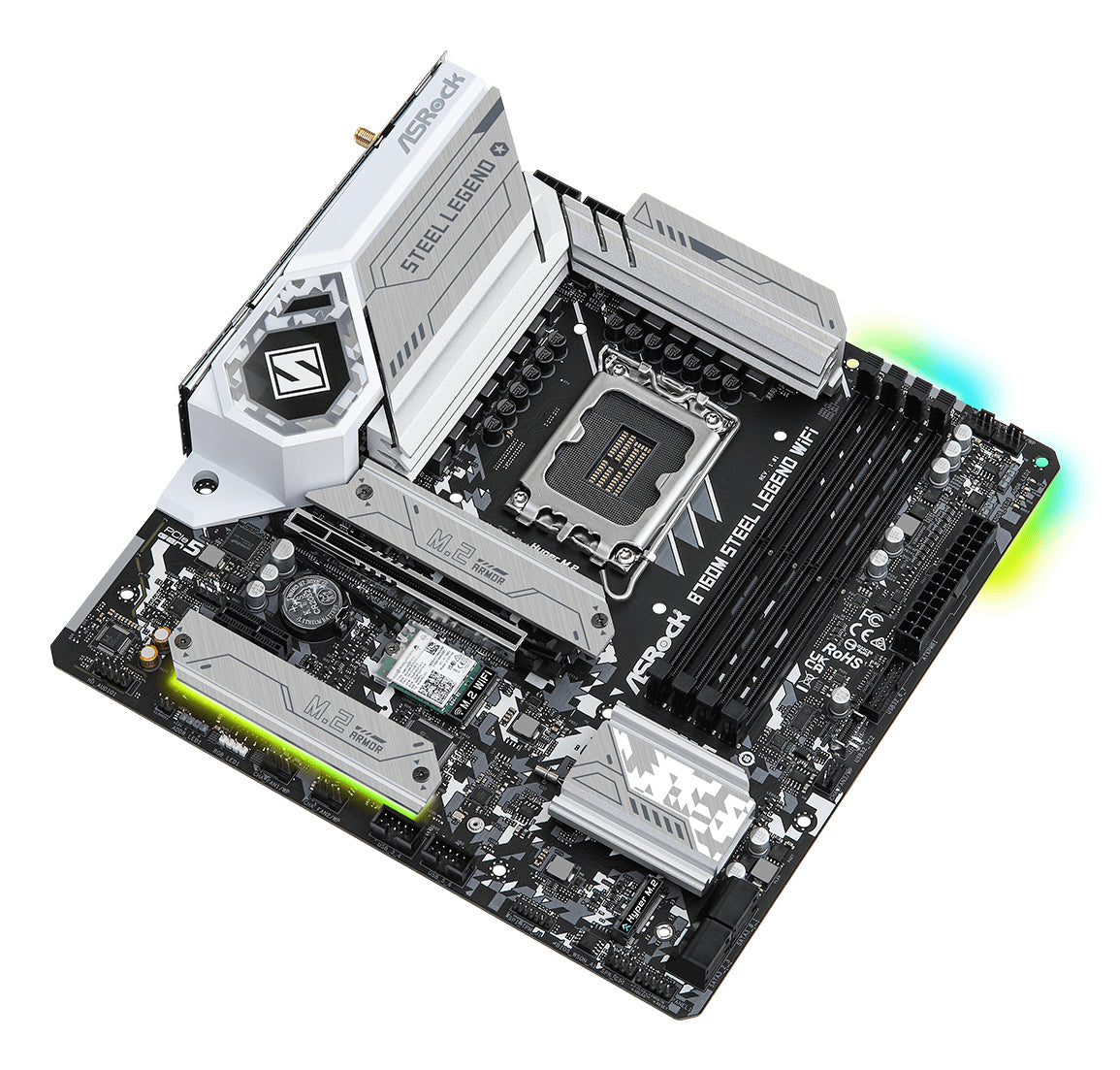 ASRock B760M Steel Legend WiFi Micro-ATX LGA1700 Intel B760