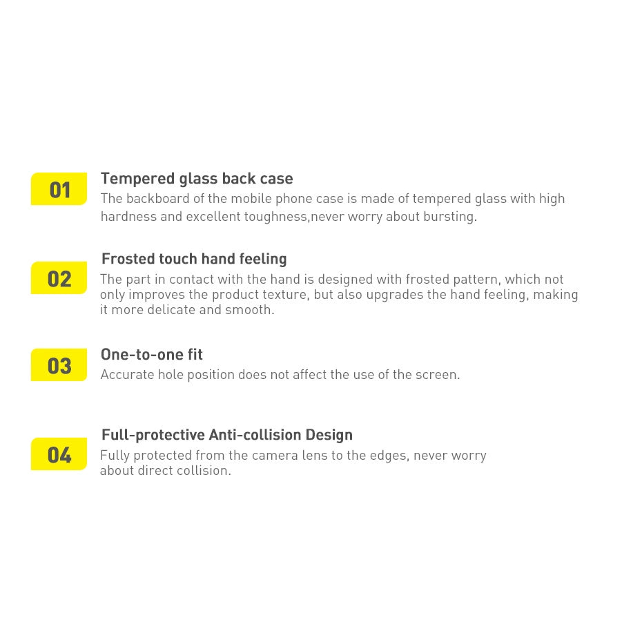 Baseus Frosted Glass Case Cover til iPhone 13 Pro Max Hard Cover med Gel Frame sort (ARWS001101)