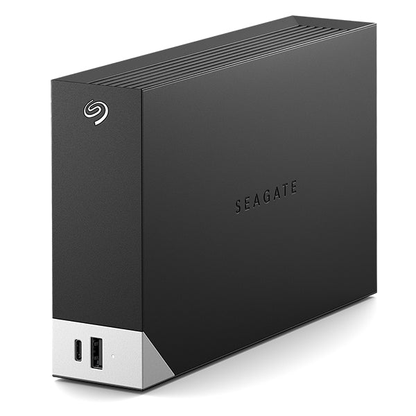 Seagate One Touch HUB ekstern harddisk 10 TB USB Type-A / USB Type-C 3.2 Gen 1 (3.1 Gen 1) Sort, Grå