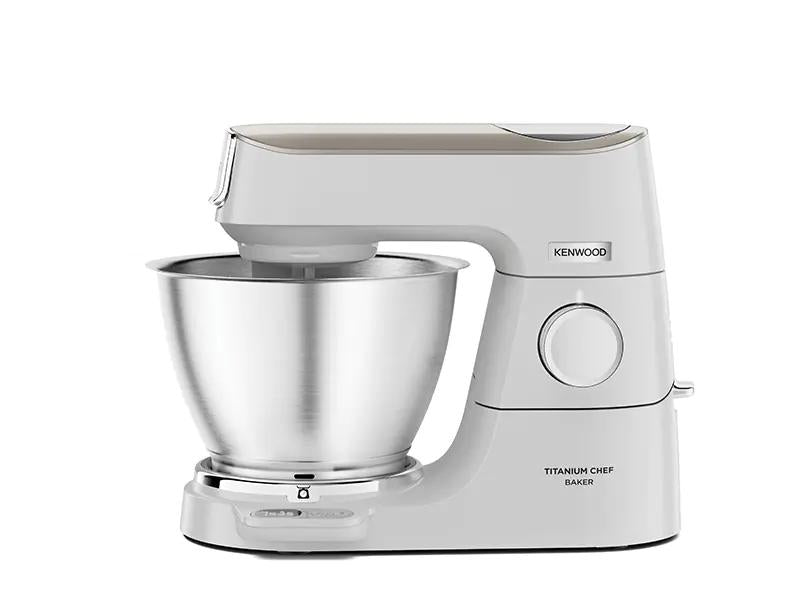 Kenwood Titanium Chef Baker KVC65.001WH Køkkenmaskine 5liter 1200W Hvid/champagnecreme