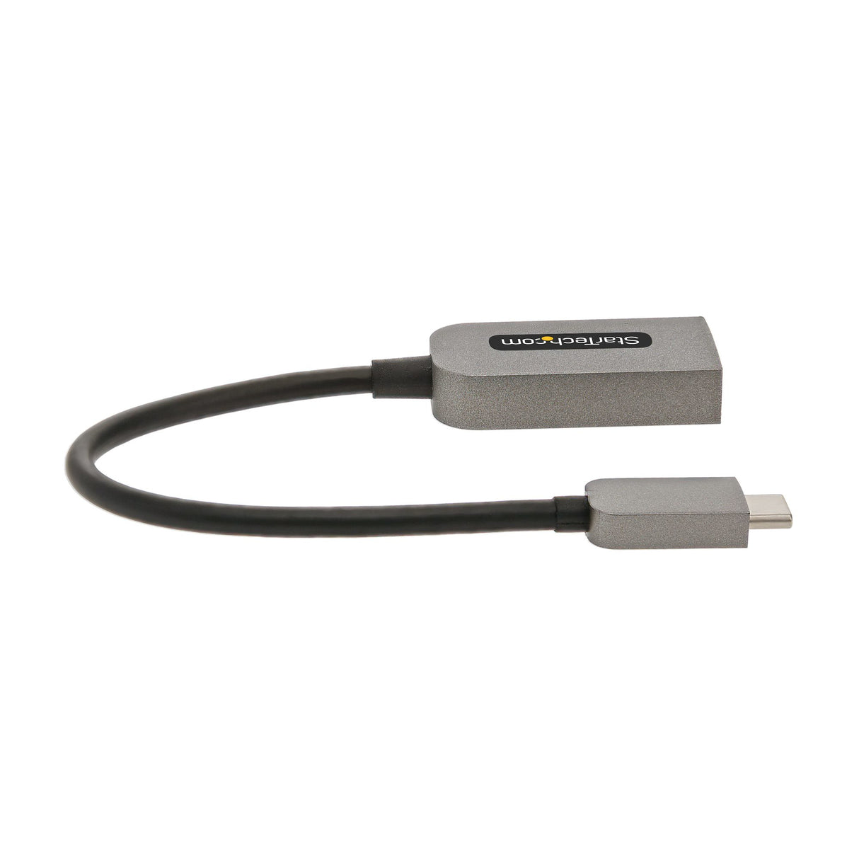 StarTech.com USB C to HDMI Adapter, 4K 60Hz UHD Video, HDR10, USB-C to HDMI 2.0b Adapter Dongle, USB Type-C DP Alt Mode to HDMI Monitor/Display/Projector, USB C to HDMI Converter, M/F - Thunderbolt 3 Compatible Videoadapter 13cm Grå