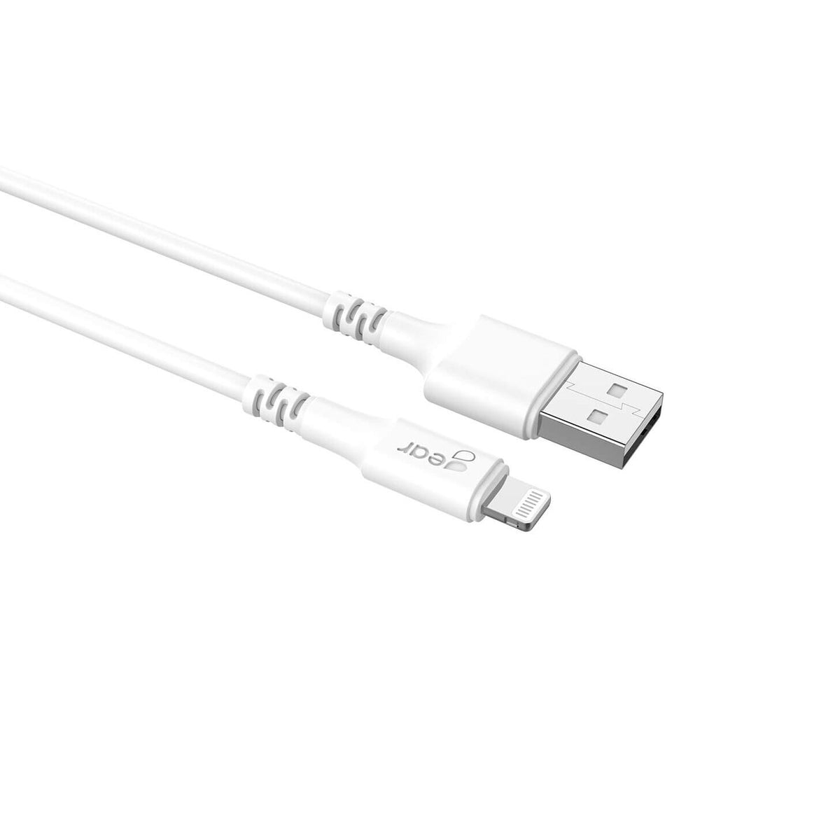 Gear Rundt ladekabel Lightning til USB-A 3m Hvid MFI