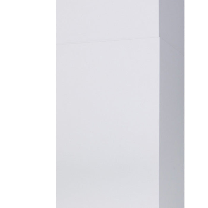 Eico 3353 skorsten, lang, hvid, Eicoe24/Eicoe35