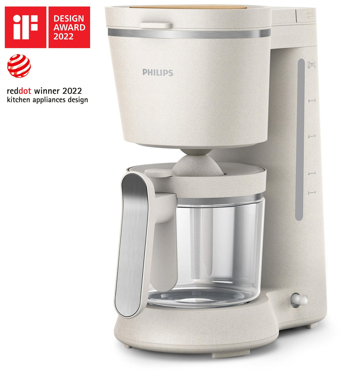 Philips Eco Conscious Edition HD5120/00 Drip Filter Coffee Machine, 1.2 L