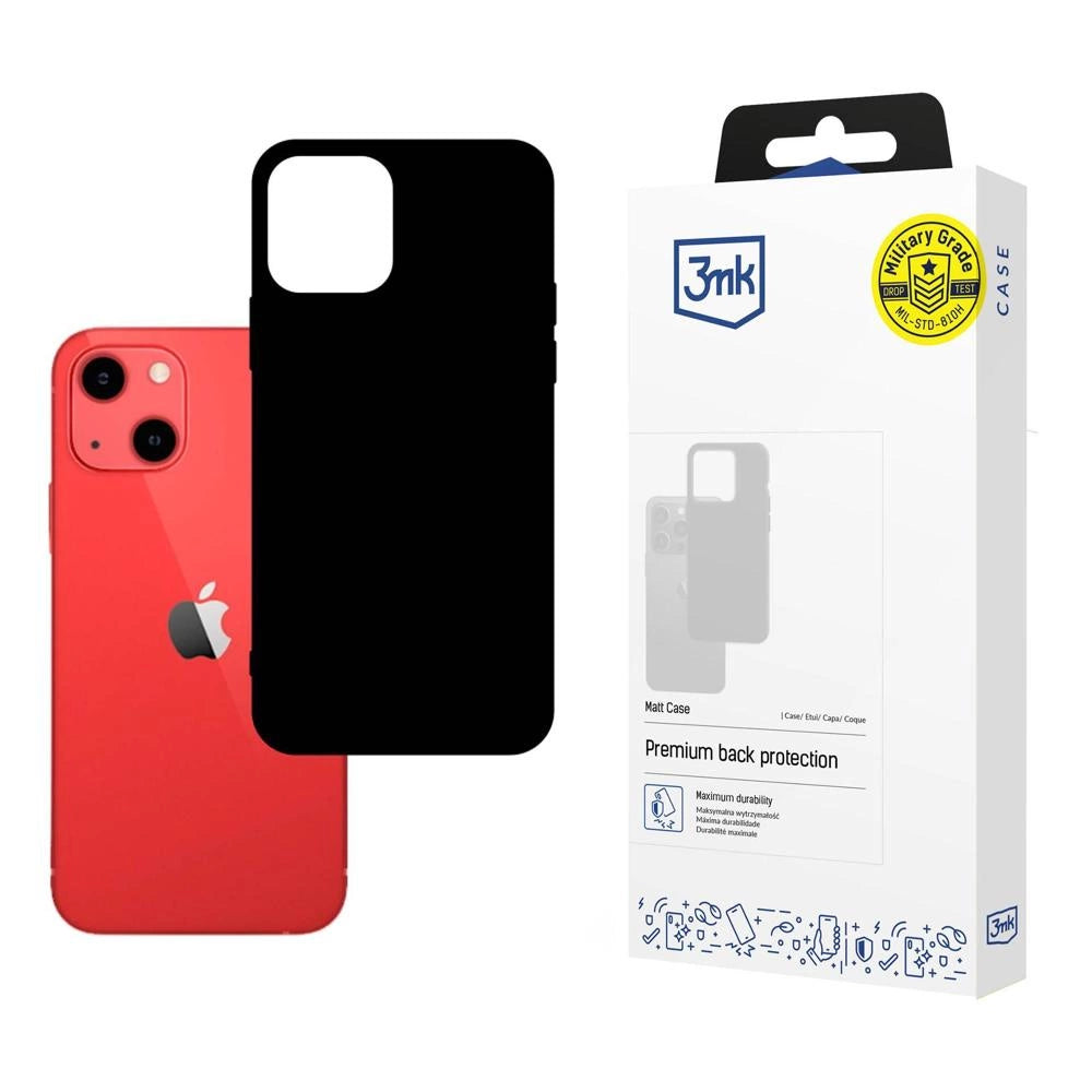 Case til iPhone 13 mini serie 3mk Matt Case - sort