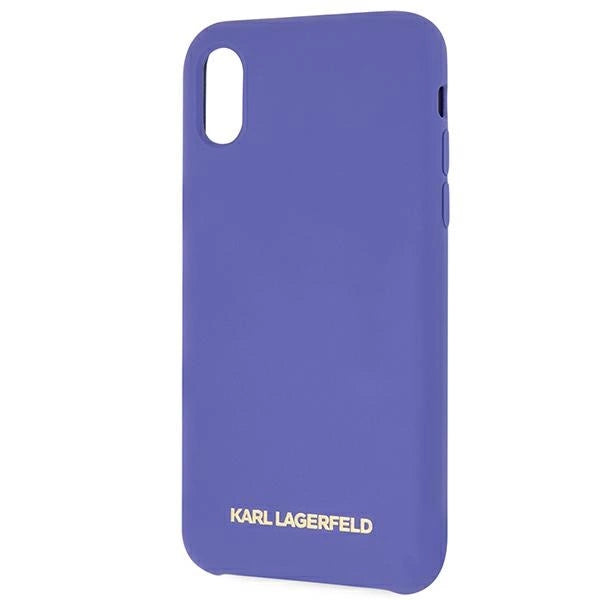 Karl Lagerfeld Silicone iPhone X/Xs Case - lilla